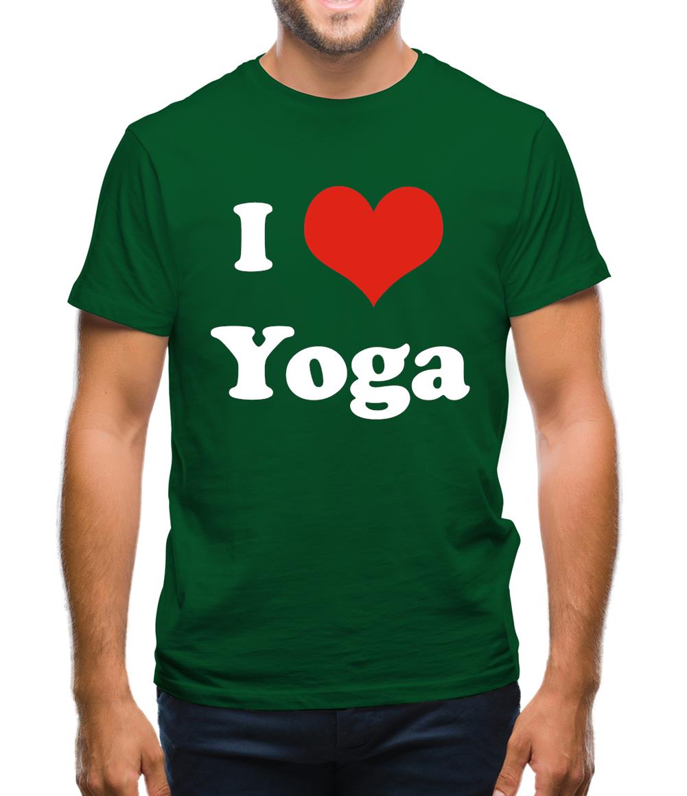 I Love Yoga Mens T-Shirt I Love Yoga Mens T-Shirt