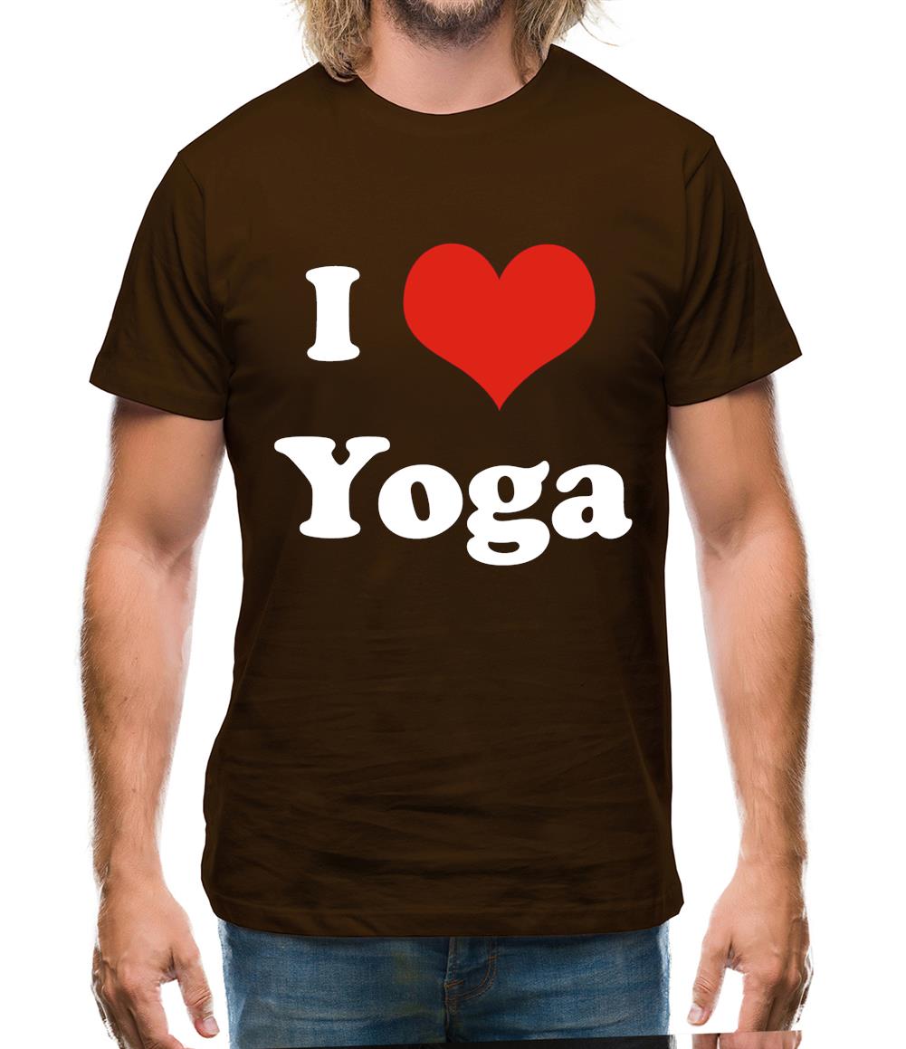 I Love Yoga Mens T-Shirt I Love Yoga Mens T-Shirt