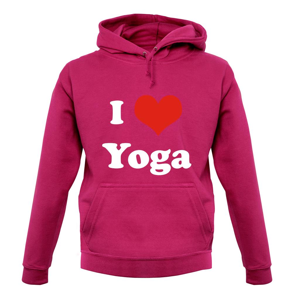 I Love Yoga unisex hoodie I Love Yoga unisex hoodie