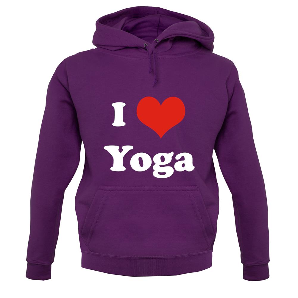 I Love Yoga unisex hoodie I Love Yoga unisex hoodie