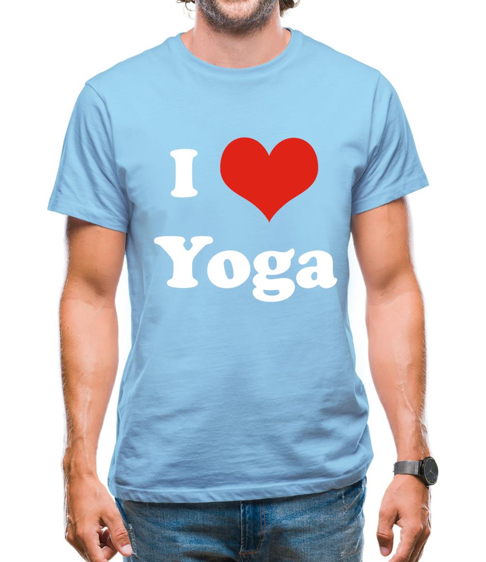 I Love Yoga Mens T-Shirt I Love Yoga Mens T-Shirt