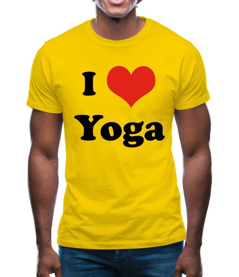 I Love Yoga Mens T-Shirt I Love Yoga Mens T-Shirt