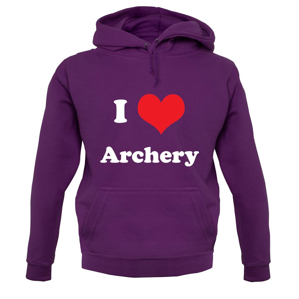 I Love Archery unisex hoodie I Love Archery unisex hoodie