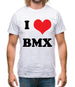 I Love Bmx Mens T-Shirt I Love Bmx Mens T-Shirt