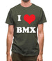 I Love Bmx Mens T-Shirt I Love Bmx Mens T-Shirt