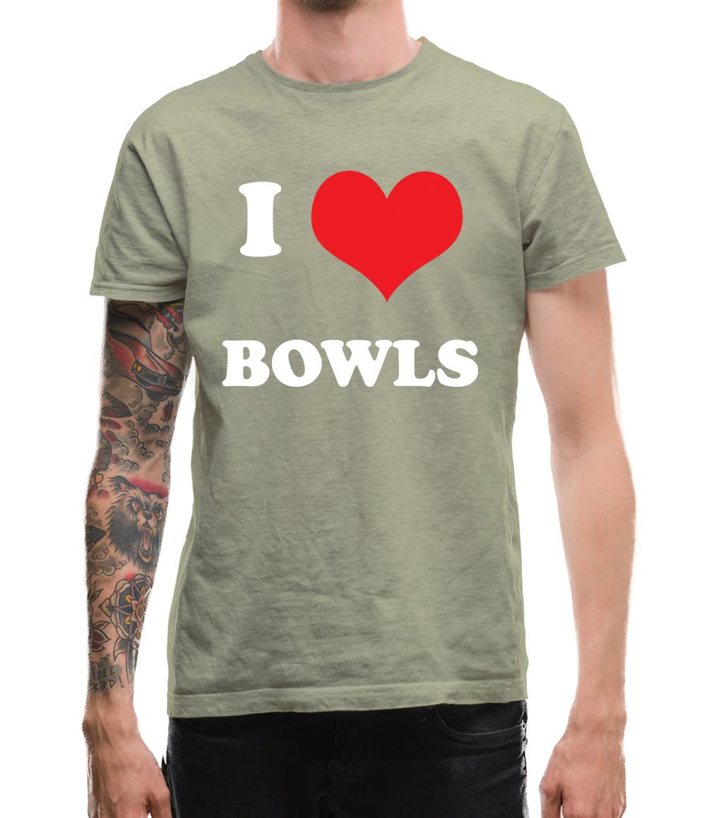 I Love Bowls Mens T-Shirt I Love Bowls Mens T-Shirt