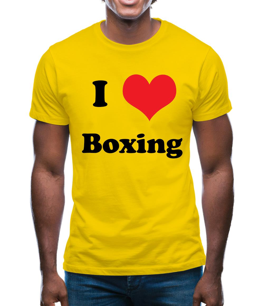 I Love Boxing Mens T-Shirt I Love Boxing Mens T-Shirt