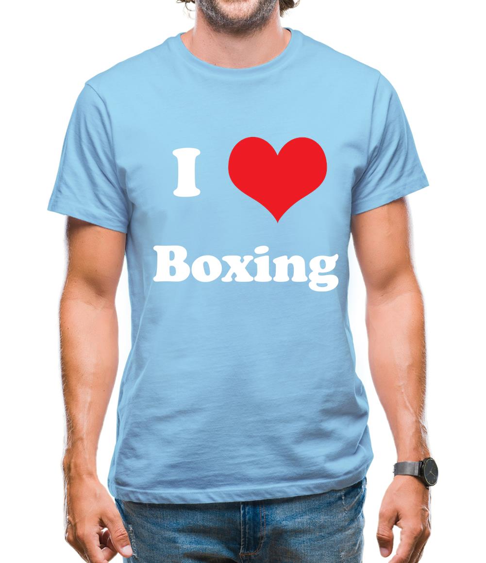 I Love Boxing Mens T-Shirt I Love Boxing Mens T-Shirt