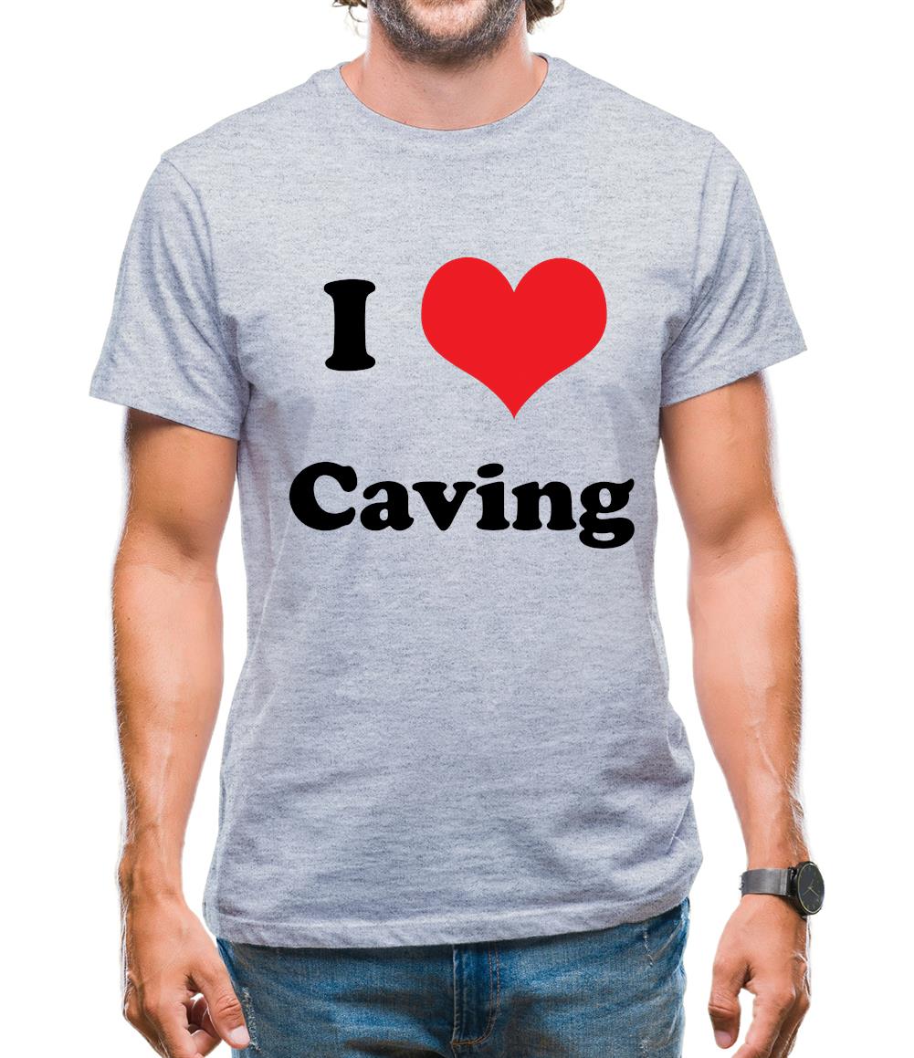 I Love Caving Mens T-Shirt I Love Caving Mens T-Shirt