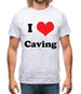 I Love Caving Mens T-Shirt I Love Caving Mens T-Shirt
