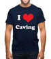 I Love Caving Mens T-Shirt I Love Caving Mens T-Shirt
