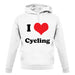 I Love Cycling unisex hoodie I Love Cycling unisex hoodie