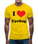 I Love Cycling Mens T-Shirt I Love Cycling Mens T-Shirt