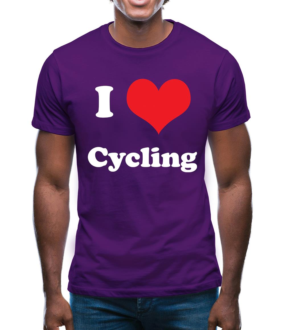I Love Cycling Mens T-Shirt I Love Cycling Mens T-Shirt
