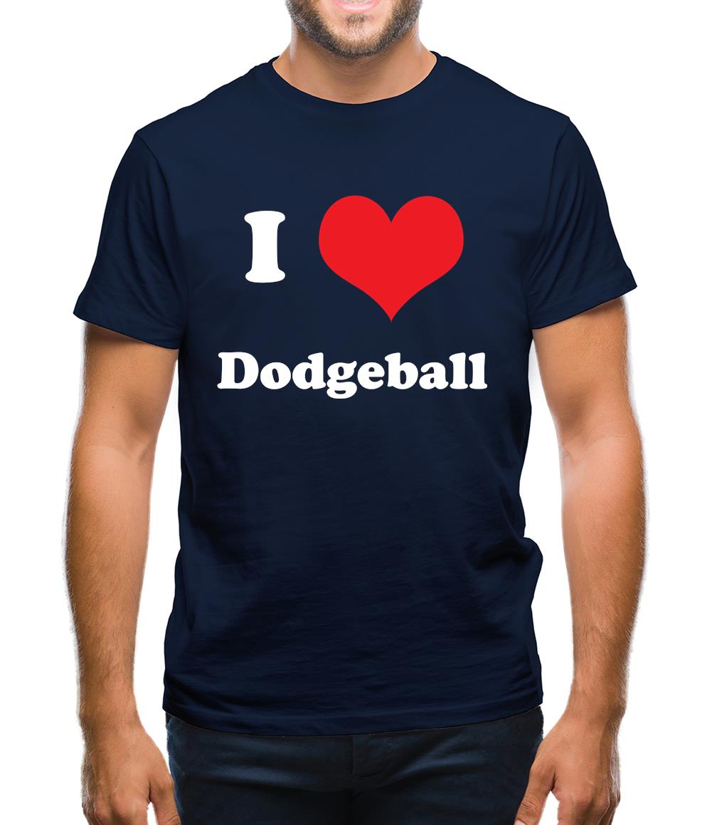 I Love Dodgeball Mens T-Shirt I Love Dodgeball Mens T-Shirt
