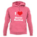 I Love Horse Racing unisex hoodie I Love Horse Racing unisex hoodie