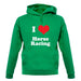 I Love Horse Racing unisex hoodie I Love Horse Racing unisex hoodie