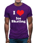 I Love Ice Skating Mens T-Shirt I Love Ice Skating Mens T-Shirt