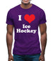 I Love Ice Hockey Mens T-Shirt I Love Ice Hockey Mens T-Shirt