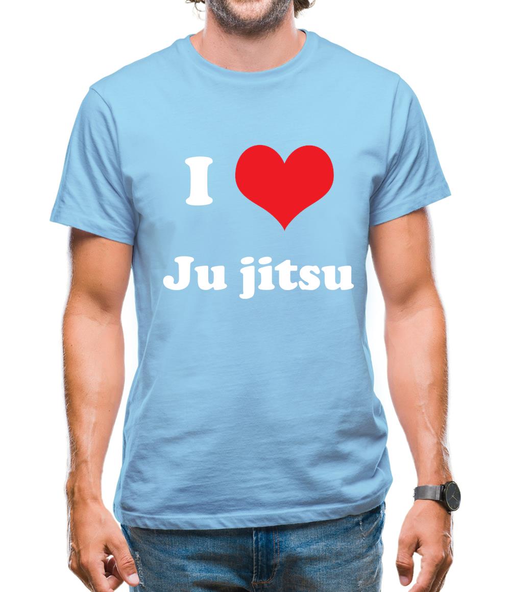 I Love Jujitsu Mens T-Shirt I Love Jujitsu Mens T-Shirt
