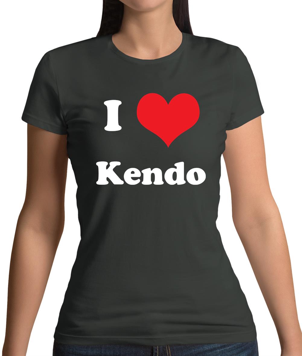 I Love Kendo Womens T-Shirt I Love Kendo Womens T-Shirt
