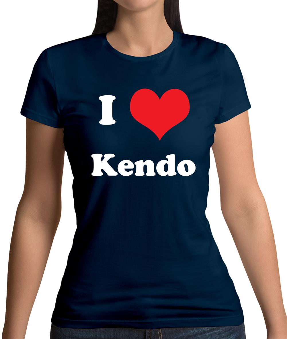 I Love Kendo Womens T-Shirt I Love Kendo Womens T-Shirt