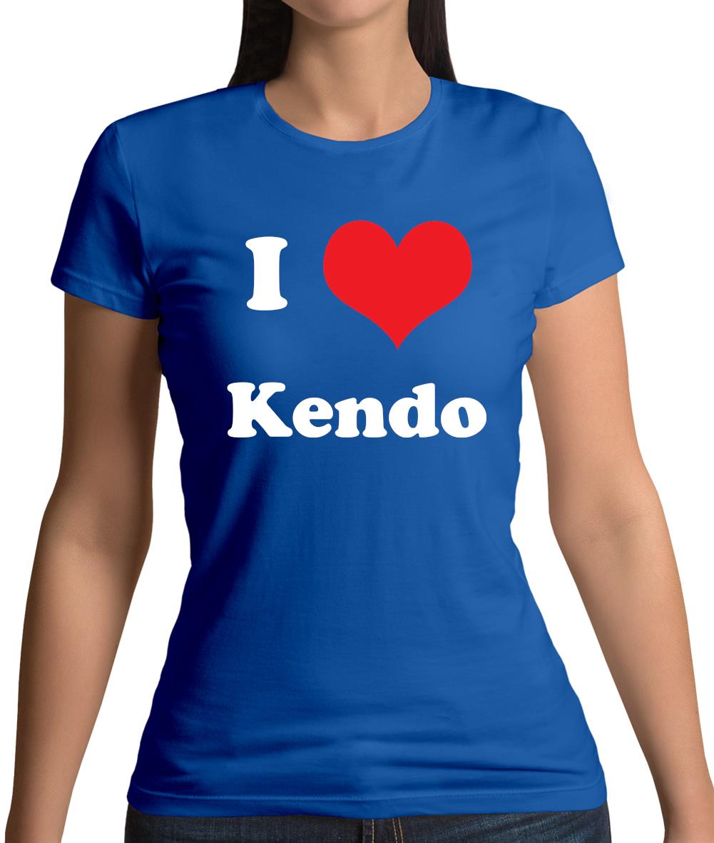 I Love Kendo Womens T-Shirt I Love Kendo Womens T-Shirt