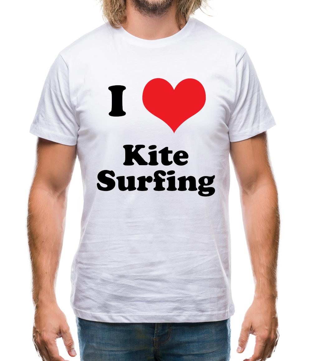 I Love Kite Surfing Mens T-Shirt I Love Kite Surfing Mens T-Shirt