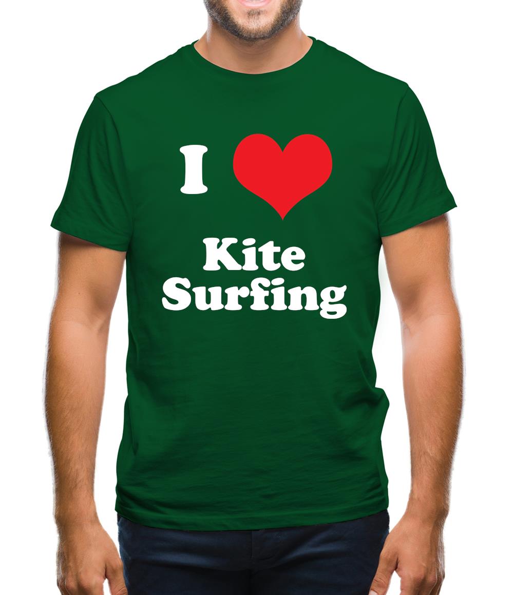 I Love Kite Surfing Mens T-Shirt I Love Kite Surfing Mens T-Shirt