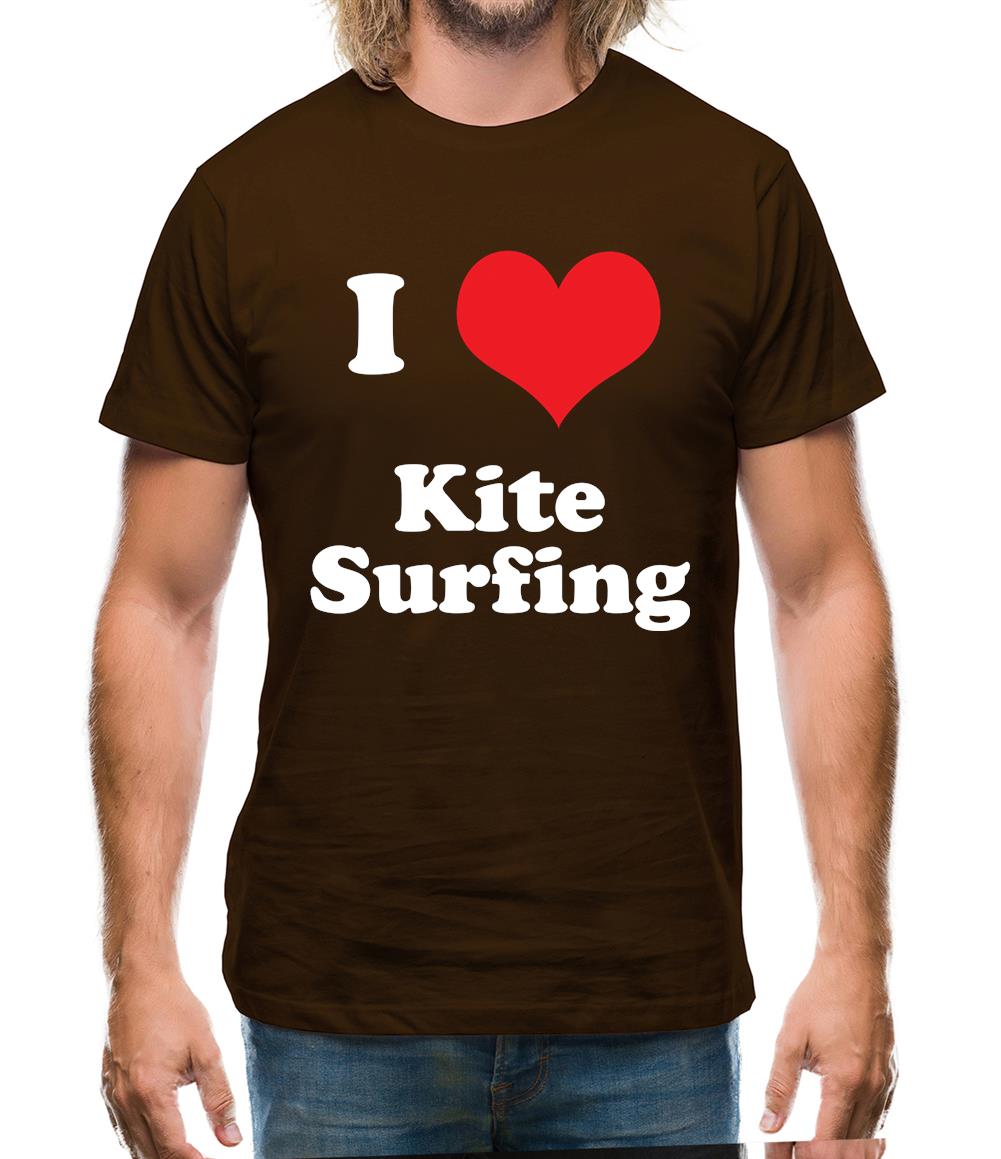 I Love Kite Surfing Mens T-Shirt I Love Kite Surfing Mens T-Shirt