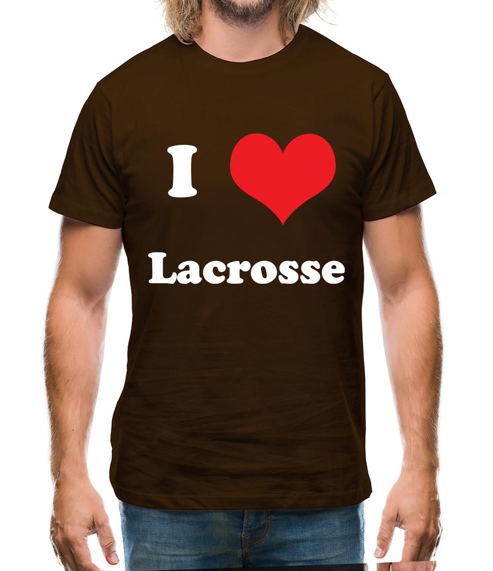 I Love Lacrosse Mens T-Shirt I Love Lacrosse Mens T-Shirt