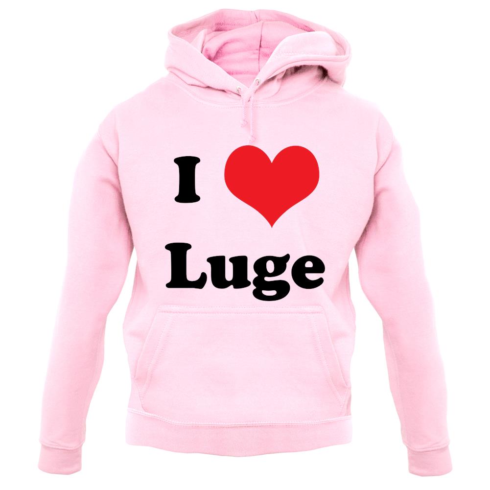 I Love Luge unisex hoodie I Love Luge unisex hoodie