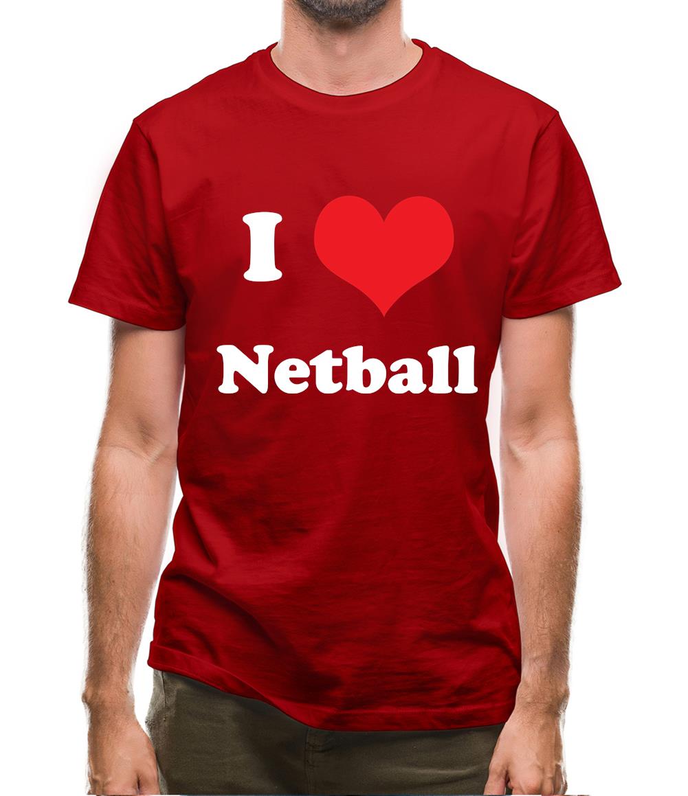 I Love Netball Mens T-Shirt I Love Netball Mens T-Shirt