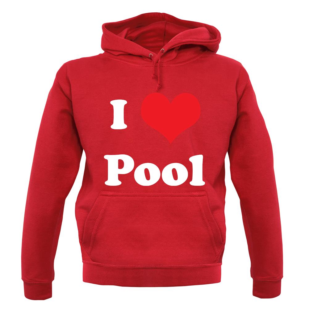 I Love Pool unisex hoodie I Love Pool unisex hoodie