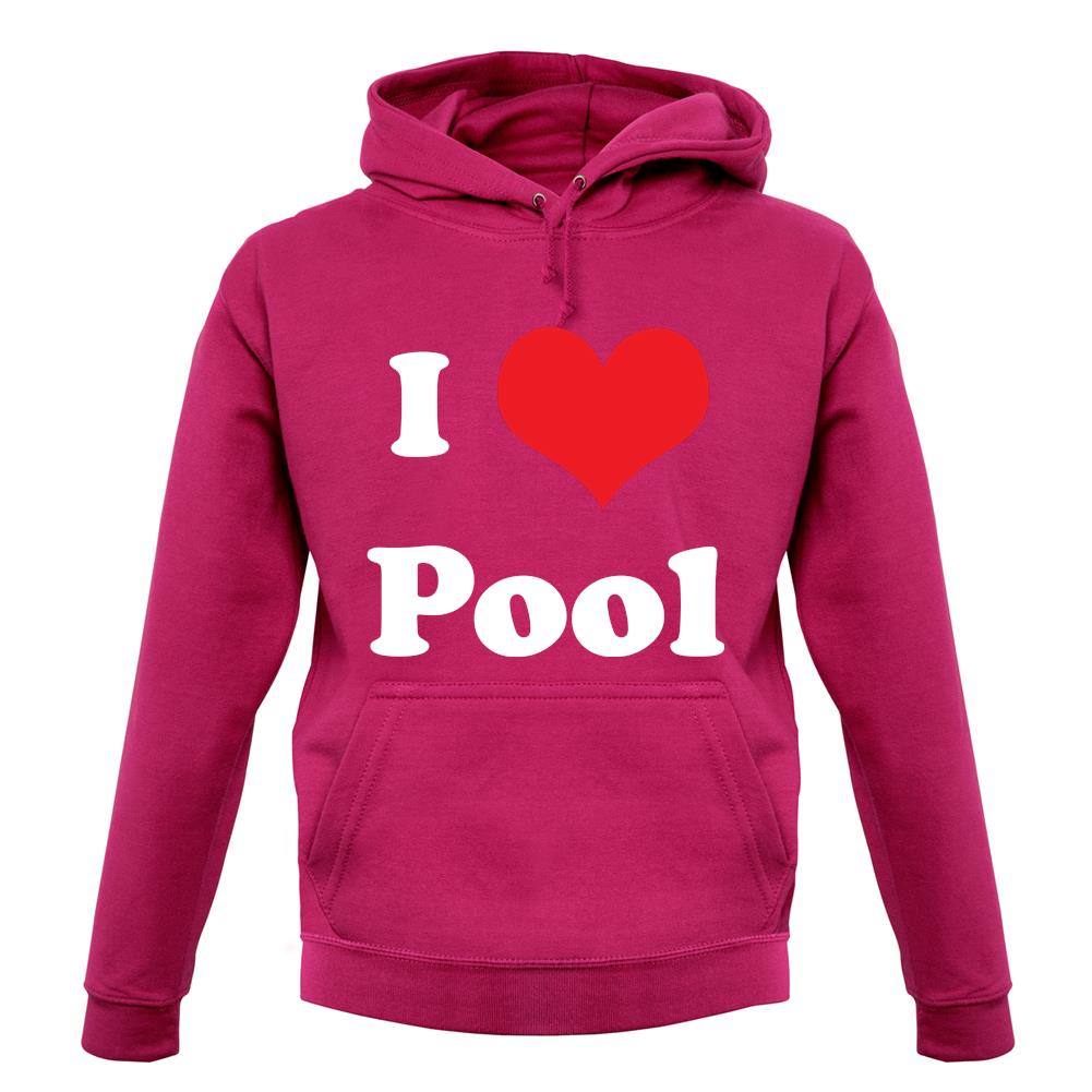 I Love Pool unisex hoodie I Love Pool unisex hoodie