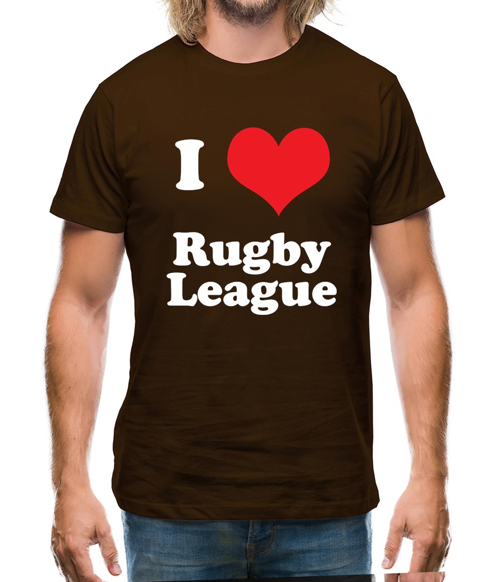 I Love Rugby League Mens T-Shirt I Love Rugby League Mens T-Shirt