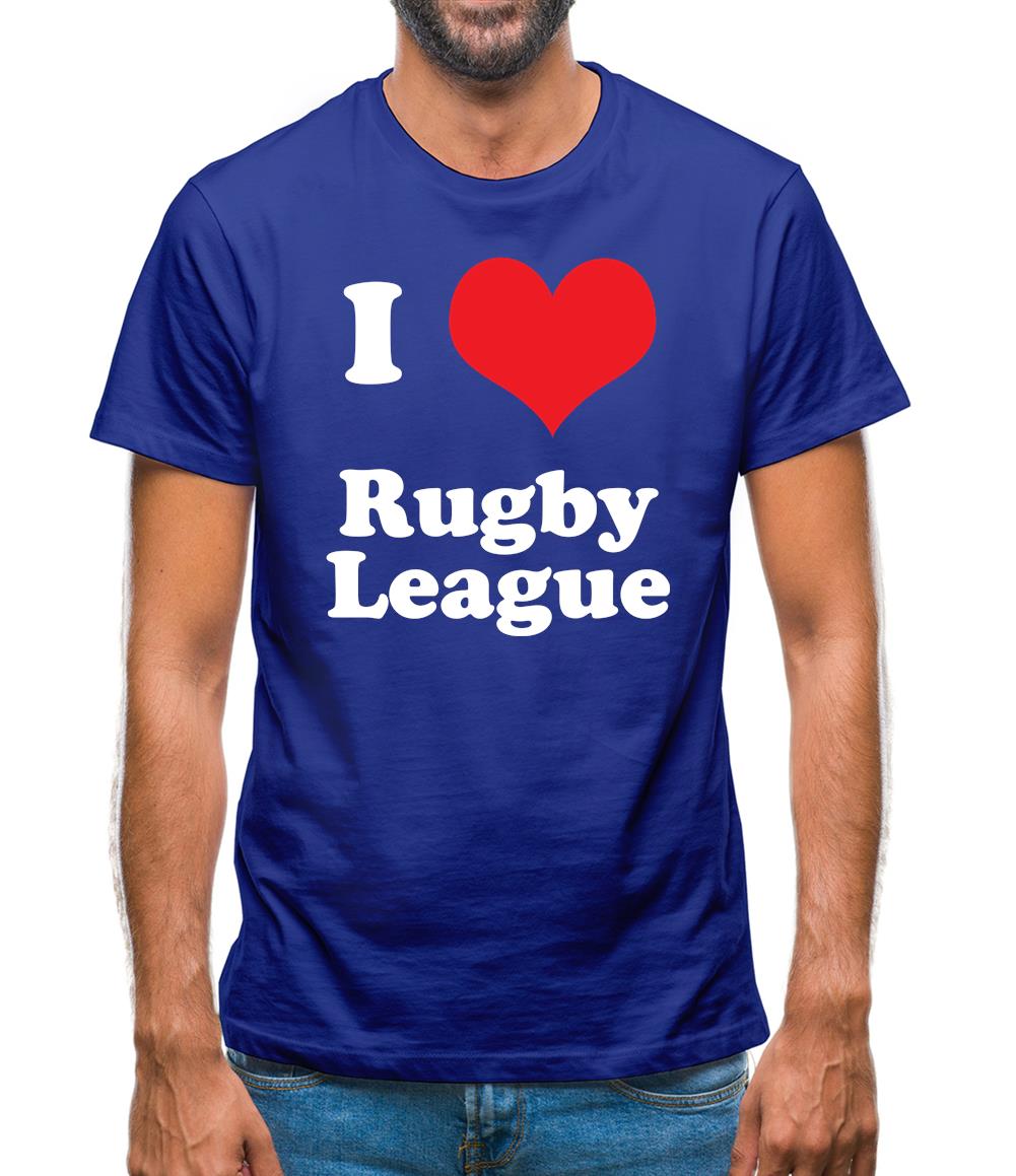 I Love Rugby League Mens T-Shirt I Love Rugby League Mens T-Shirt
