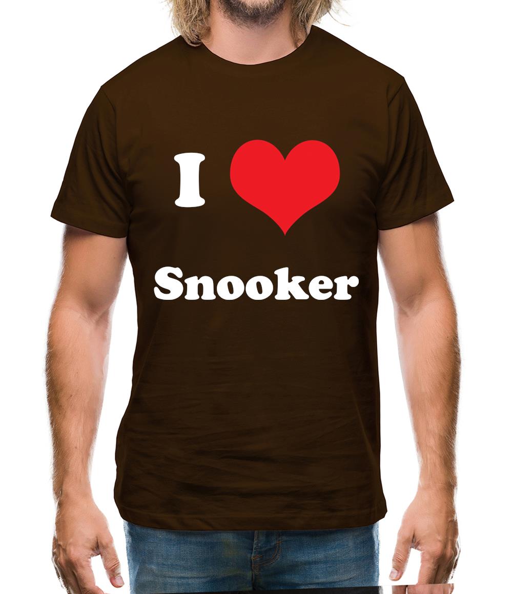 I Love Snooker Mens T-Shirt I Love Snooker Mens T-Shirt