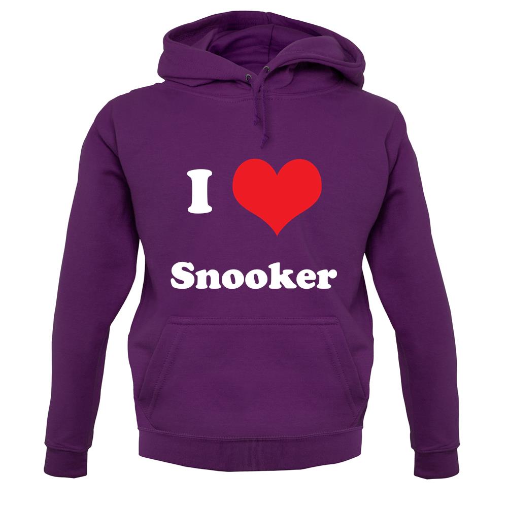 I Love Snooker unisex hoodie I Love Snooker unisex hoodie