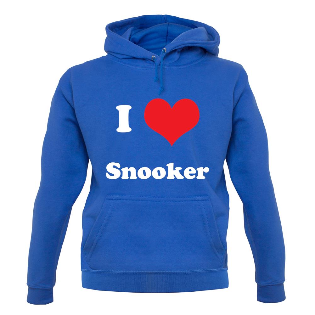 I Love Snooker unisex hoodie I Love Snooker unisex hoodie