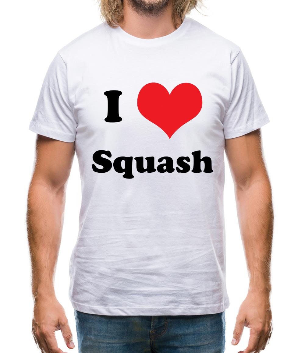 I Love Squash Mens T-Shirt I Love Squash Mens T-Shirt