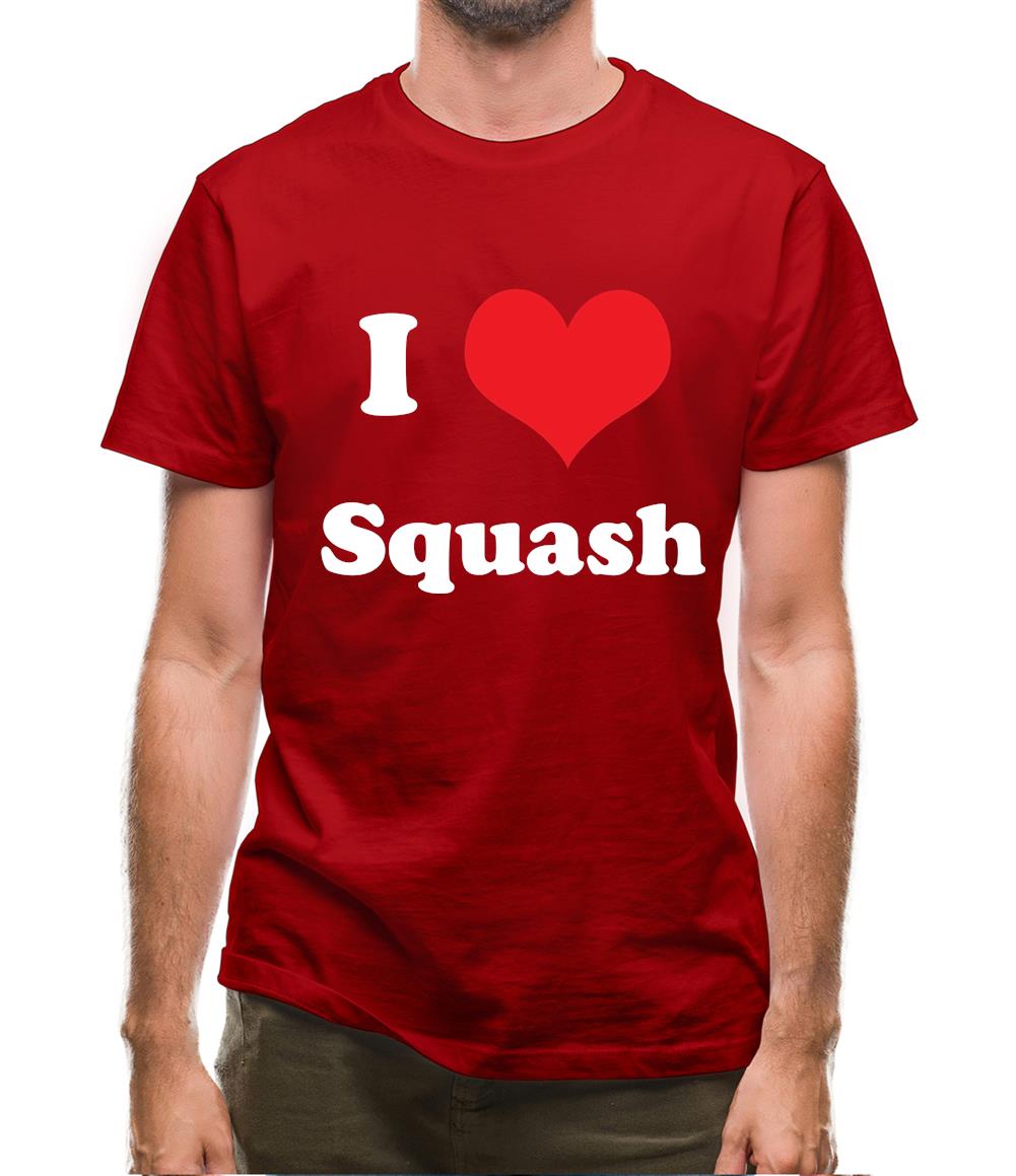 I Love Squash Mens T-Shirt I Love Squash Mens T-Shirt