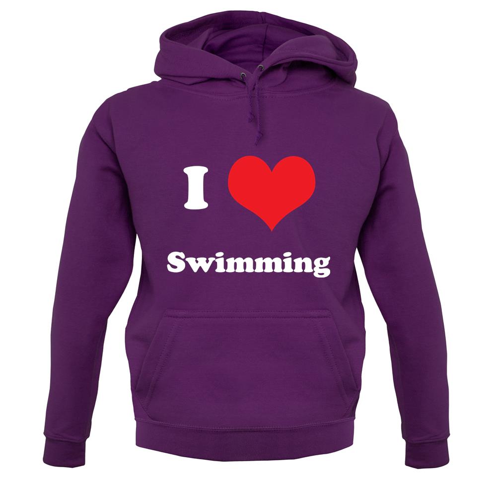 I Love Swimming unisex hoodie I Love Swimming unisex hoodie