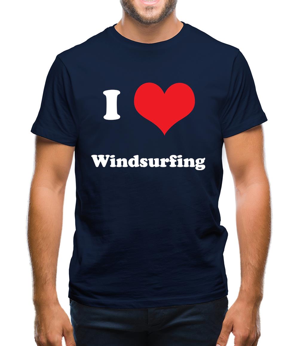 I Love Windsurfing Mens T-Shirt I Love Windsurfing Mens T-Shirt