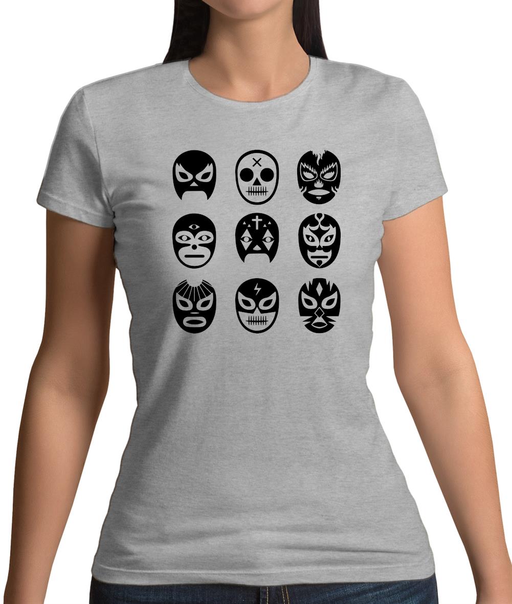 Lucha Masks Womens T-Shirt Lucha Masks Womens T-Shirt