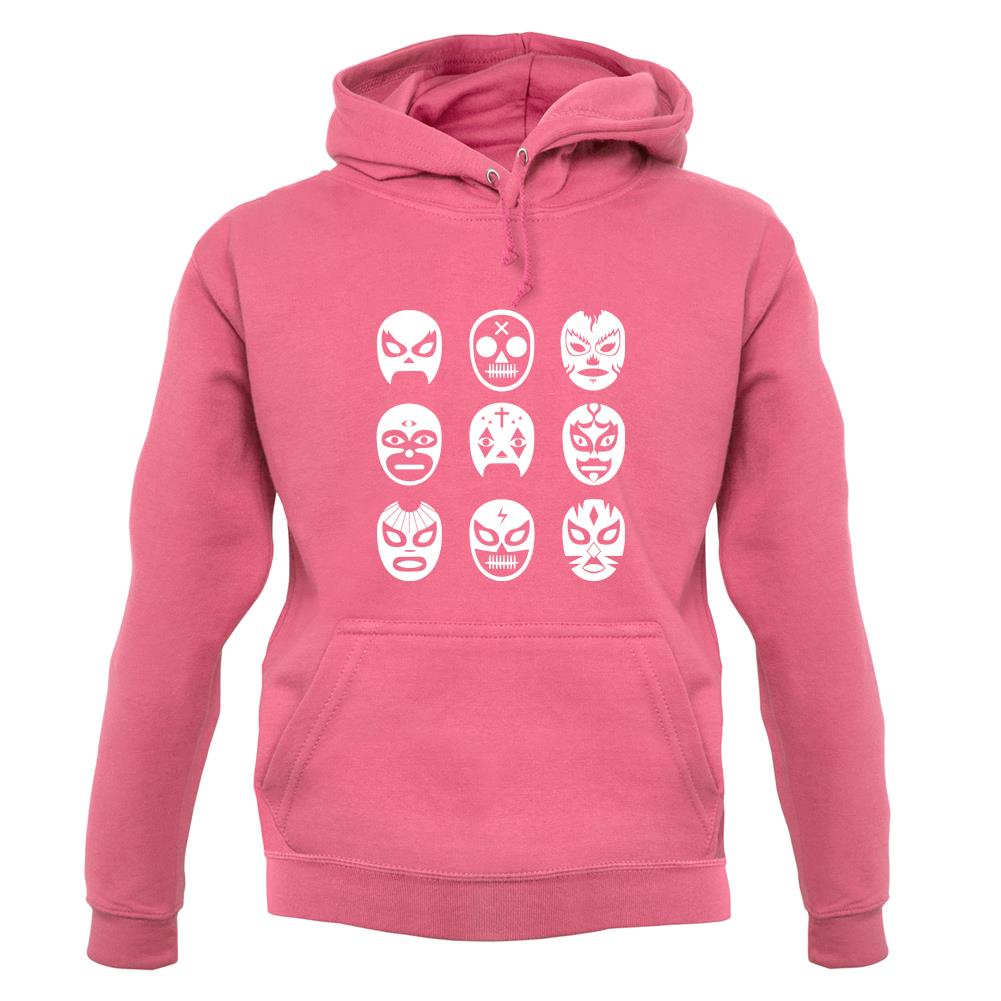 Lucha Masks Unisex Hoodie Lucha Masks Unisex Hoodie
