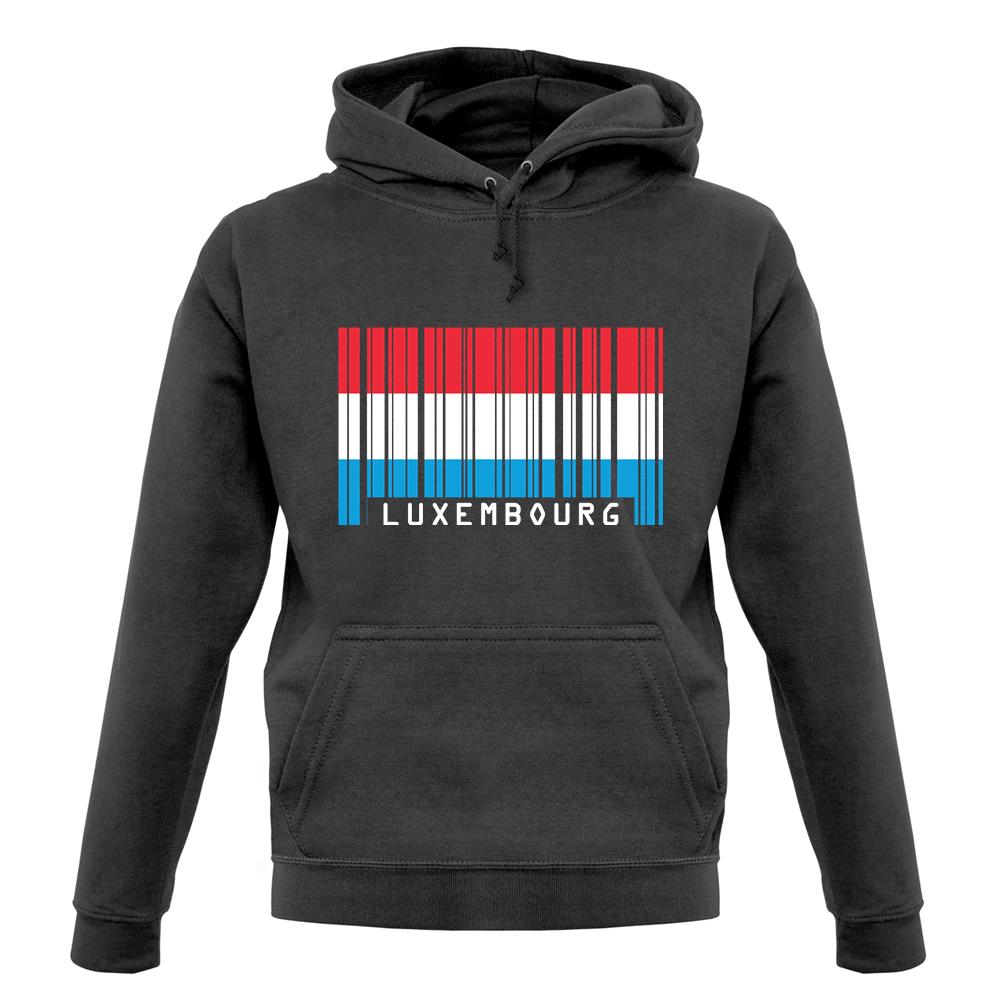 Luxembourg Barcode Style Flag unisex hoodie Luxembourg Barcode Style Flag unisex hoodie