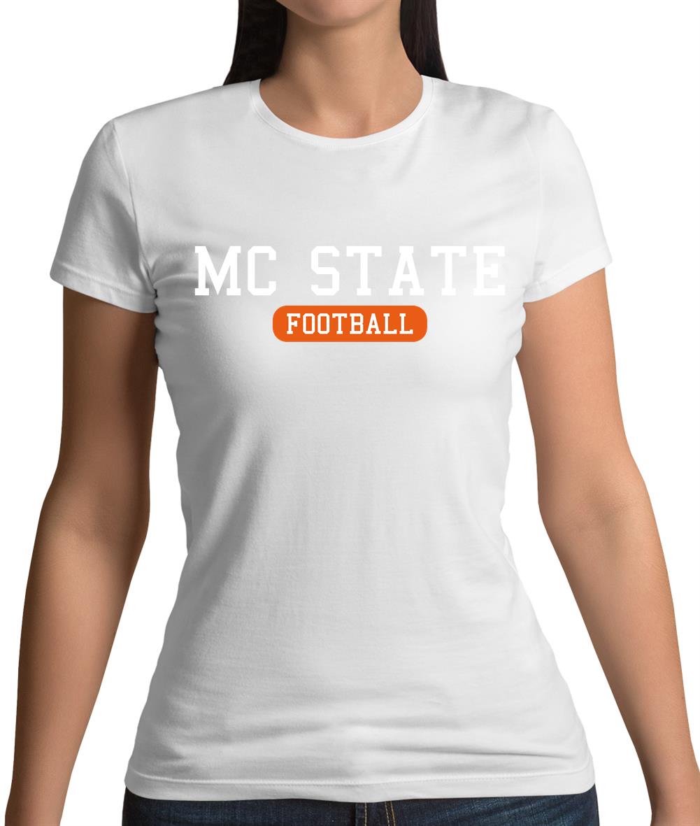 Mc State Football Womens T-Shirt Mc State Football Womens T-Shirt
