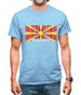 Macedonia Barcode Style Flag Mens T-Shirt Macedonia Barcode Style Flag Mens T-Shirt