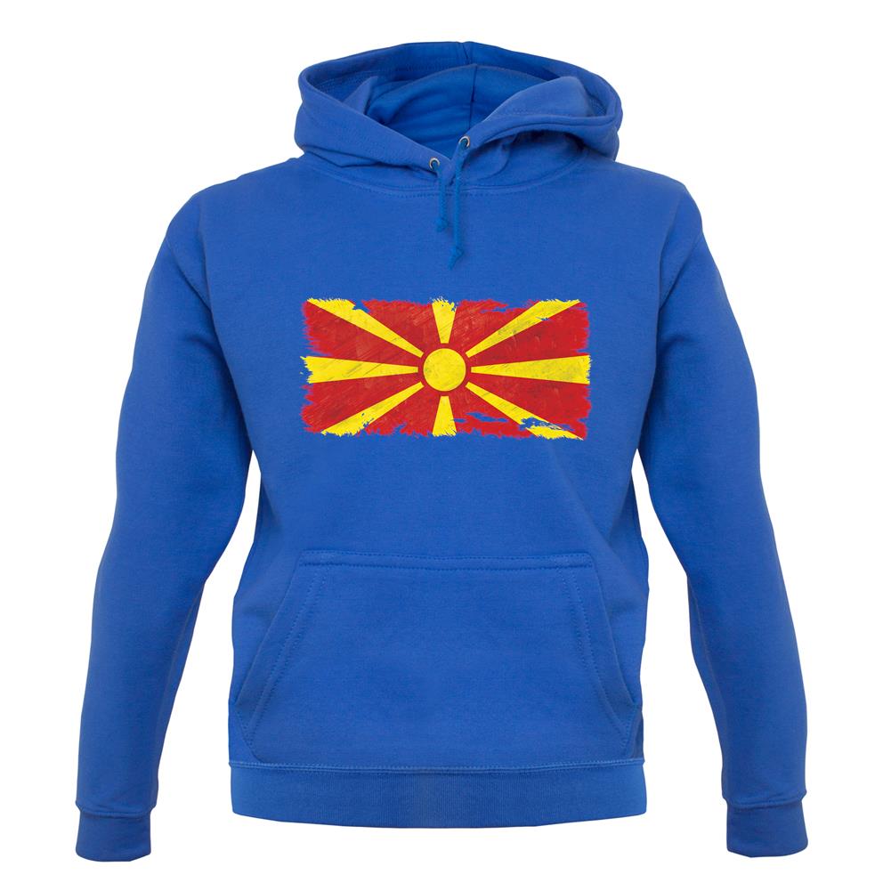 Macedonia Grunge Style Flag unisex hoodie Macedonia Grunge Style Flag unisex hoodie